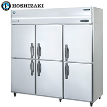 星崎冰箱HRE-187B-CHD立式冷藏冷冻双温厨房冷柜 风冷六门冰柜