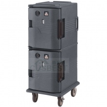  CAMBRO UPCH8002-191 凯姆双门加热保温车(花岗岩灰色)  